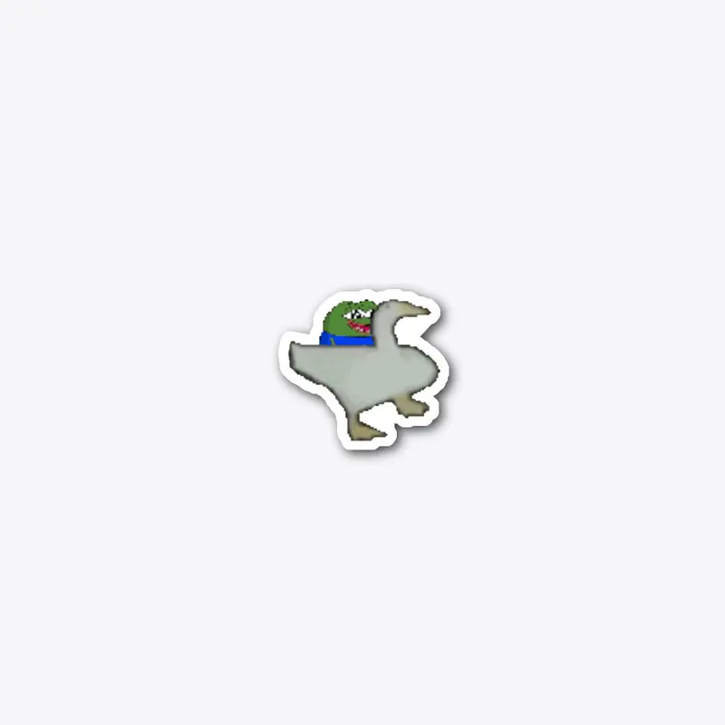 Frog Duck Sticker