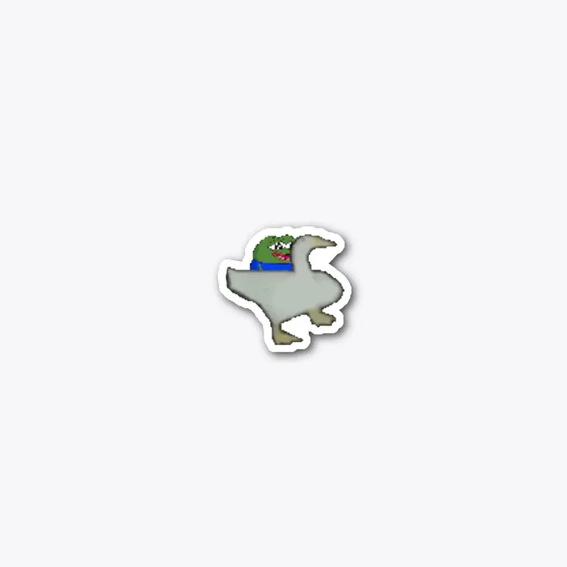 Frog Duck Sticker